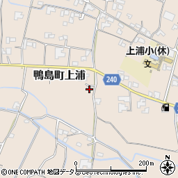 徳島県吉野川市鴨島町上浦847-1周辺の地図