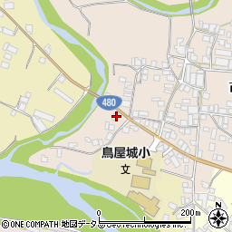 和歌山県有田郡有田川町市場78周辺の地図