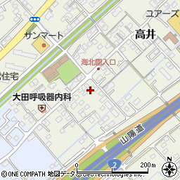 山口県防府市高井677周辺の地図