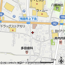 徳島県吉野川市鴨島町上下島133周辺の地図
