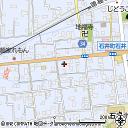 徳島大正銀行石井支店 ＡＴＭ周辺の地図