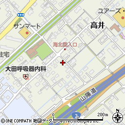 山口県防府市高井677-4周辺の地図
