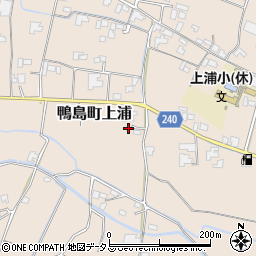 徳島県吉野川市鴨島町上浦848-1周辺の地図