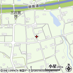 徳島県美馬市脇町小星346周辺の地図