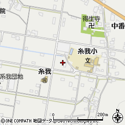 和歌山県有田市糸我町周辺の地図