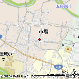 和歌山県有田郡有田川町市場151周辺の地図