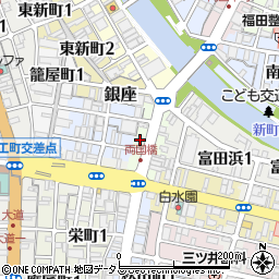 徳島県徳島市両国橋28周辺の地図