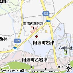 徳島県阿波市阿波町南整理253周辺の地図
