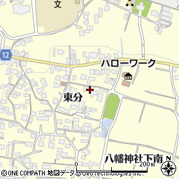 徳島県美馬市脇町大字猪尻東分28周辺の地図