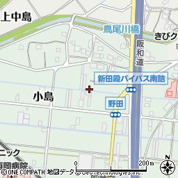 和歌山県有田郡有田川町小島周辺の地図