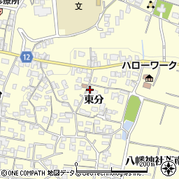 徳島県美馬市脇町大字猪尻東分30周辺の地図