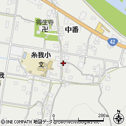 和歌山県有田市糸我町中番196周辺の地図