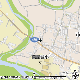 和歌山県有田郡有田川町市場82周辺の地図