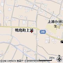 徳島県吉野川市鴨島町上浦849周辺の地図
