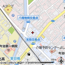 愛媛県今治市北宝来町4丁目2周辺の地図