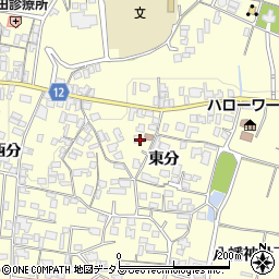 徳島県美馬市脇町大字猪尻東分110周辺の地図