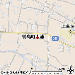 徳島県吉野川市鴨島町上浦851周辺の地図