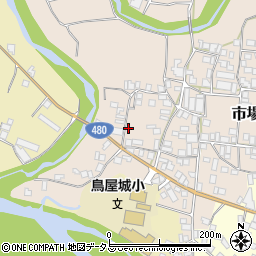 和歌山県有田郡有田川町市場95周辺の地図