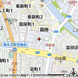 徳島県徳島市富田町周辺の地図
