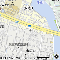 丸山精肉店周辺の地図