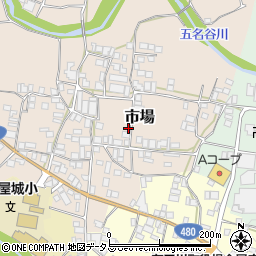 和歌山県有田郡有田川町市場152周辺の地図