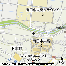 和歌山県有田郡有田川町下津野495周辺の地図