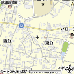徳島県美馬市脇町大字猪尻東分1463周辺の地図