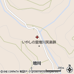 東みよし町　増川公民館周辺の地図