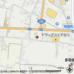 徳島県吉野川市鴨島町上下島396周辺の地図