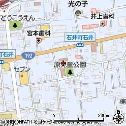 石井町中央公民館周辺の地図