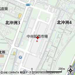 徳島市中央卸売市場　山誠岩城青果有限会社周辺の地図