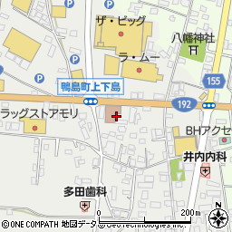 徳島県吉野川市鴨島町上下島128周辺の地図