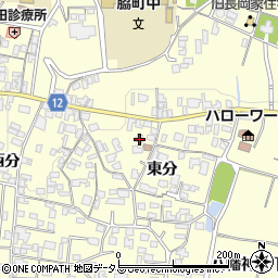 徳島県美馬市脇町大字猪尻東分113周辺の地図