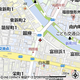 徳島県徳島市両国橋5-2周辺の地図
