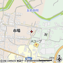 和歌山県有田郡有田川町市場180周辺の地図