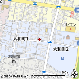 徳島県徳島市大和町周辺の地図