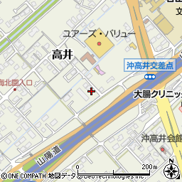 山口県防府市高井124-3周辺の地図