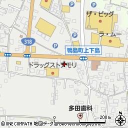 徳島県吉野川市鴨島町上下島385周辺の地図