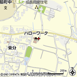 徳島県美馬市脇町大字猪尻東分5-2周辺の地図