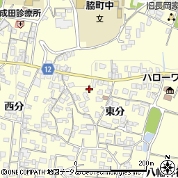徳島県美馬市脇町大字猪尻東分114周辺の地図