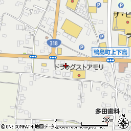 徳島県吉野川市鴨島町上下島382周辺の地図