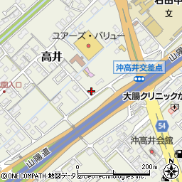 山口県防府市高井126-5周辺の地図
