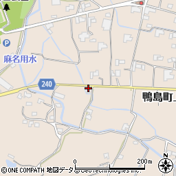 徳島県吉野川市鴨島町上浦744周辺の地図