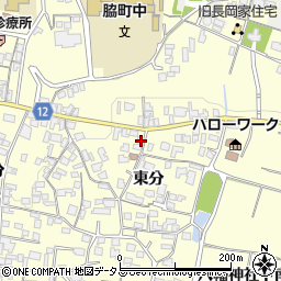 徳島県美馬市脇町大字猪尻東分124周辺の地図