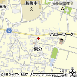 徳島県美馬市脇町大字猪尻東分17周辺の地図