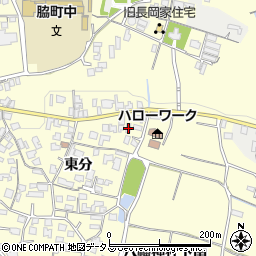 徳島県美馬市脇町大字猪尻東分25周辺の地図