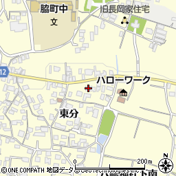 徳島県美馬市脇町大字猪尻東分21周辺の地図