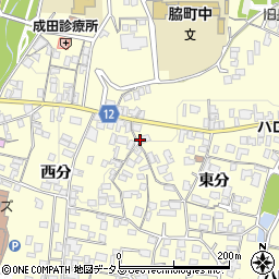 徳島県美馬市脇町大字猪尻東分117周辺の地図