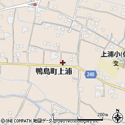 徳島県吉野川市鴨島町上浦840周辺の地図