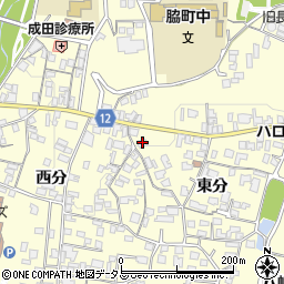 徳島県美馬市脇町大字猪尻東分171周辺の地図